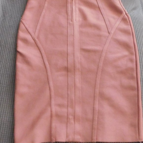 Mauve Bandage Bodycon Dress - Picture 7 of 17